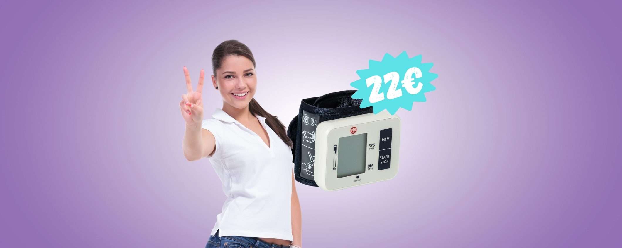 Misuratore di pressione automatico By Pic in SCONTO a 22€ Misuratore di pressione automatico By Pic in SCONTO a 22€