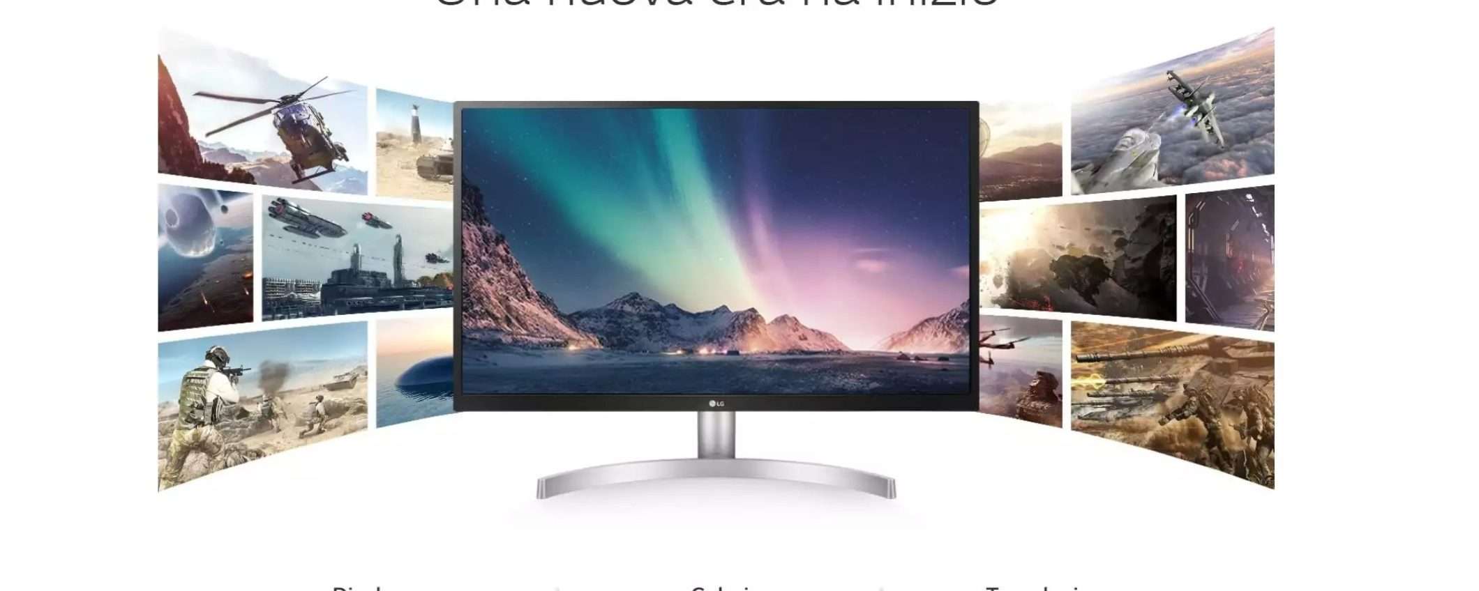 Monitor 4K di LG in offerta al MINIMO STORICO su Amazon