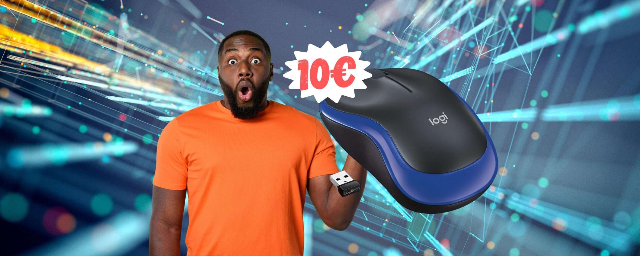 Mouse wireless preciso ed ECONOMICO? Logitech M185 a 10€ Mouse wireless preciso ed ECONOMICO? Logitech M185 a 10€