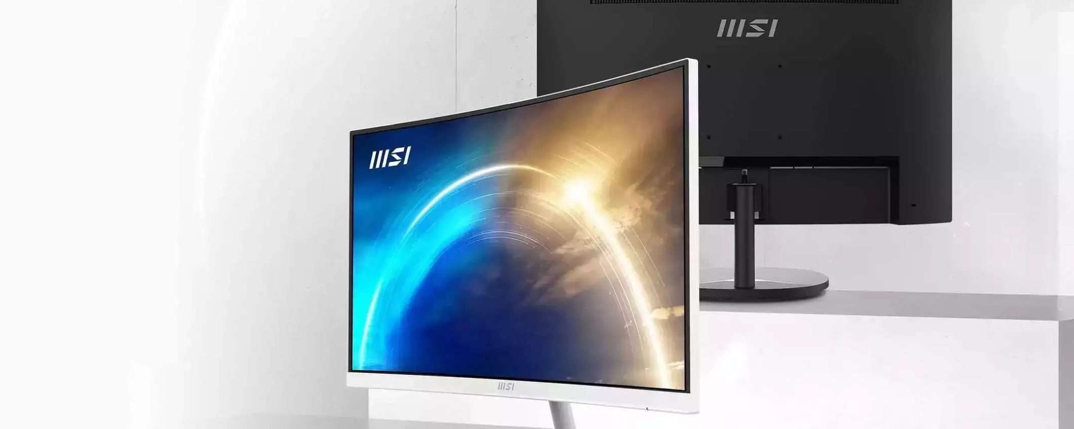 Questo monitor curvo di MSI costa solo 99€ su Amazon: è un VERO AFFARE