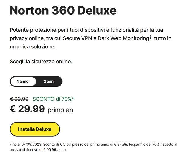 norton 360 deluxe 29,99 euro