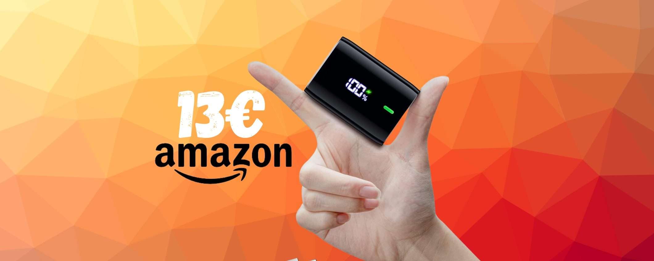 Power Bank MINUSCOLO ma POTENTE su Amazon a 13€ Power Bank MINUSCOLO ma POTENTE su Amazon a 13€