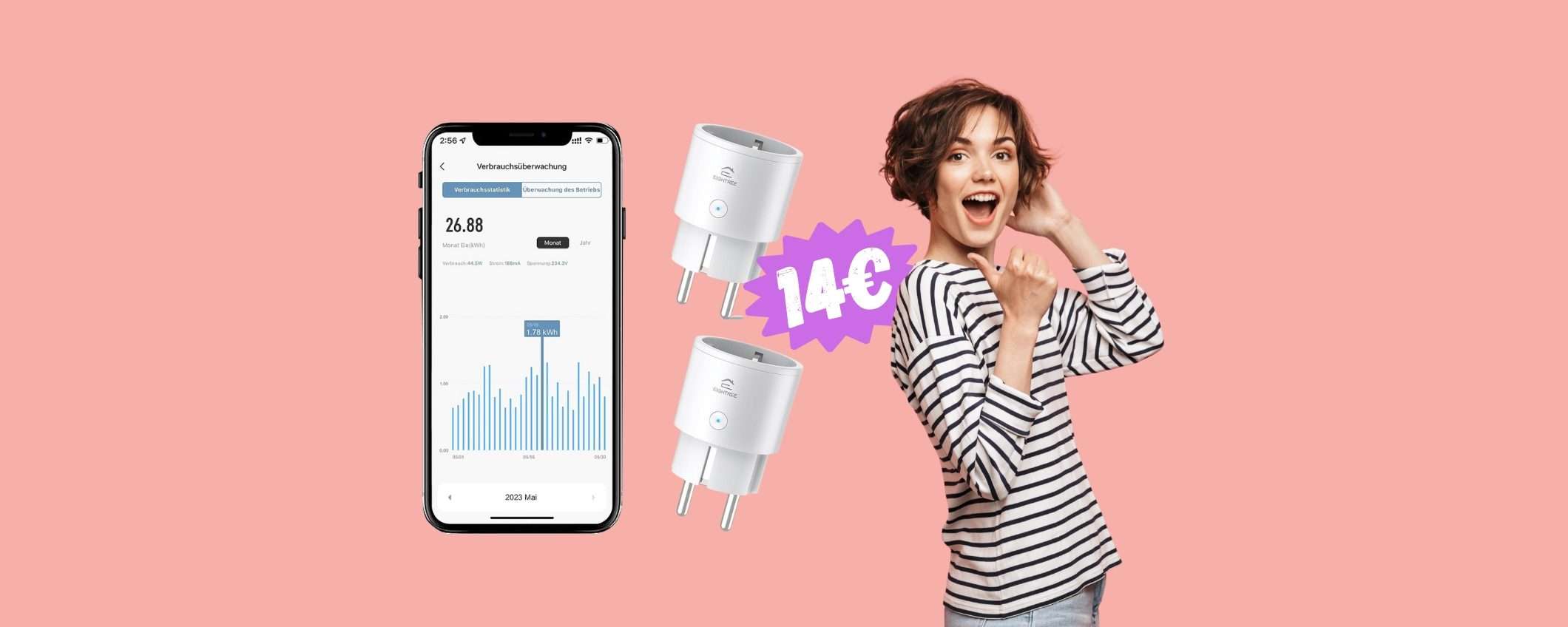 Presa WiFi con controllo remoto e vocale Alexa/Google (2PZ 14€) Presa WiFi con controllo remoto e vocale Alexa/Google (2PZ 14€)