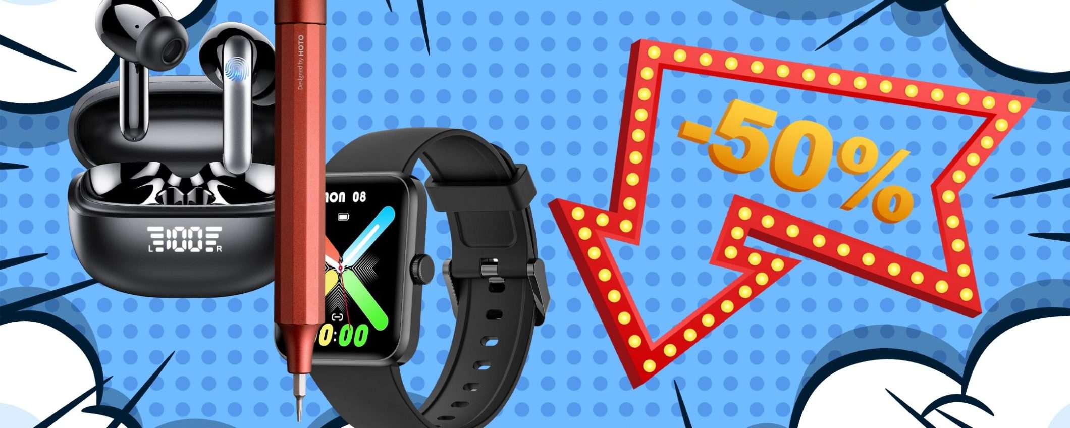 Amazon TUTTO in sconto del 50%: prodotti WOW in promozione da 12€ a 20€ Amazon TUTTO in sconto del 50%: prodotti WOW in promozione da 12€ a 20€