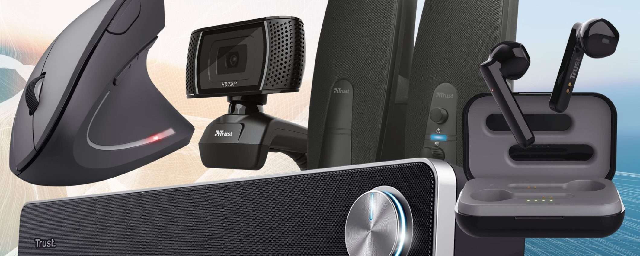 Trust MEGA SCONTI su Amazon: prodotti tech WOW fino a 20€ Trust MEGA SCONTI su Amazon: prodotti tech WOW fino a 20€