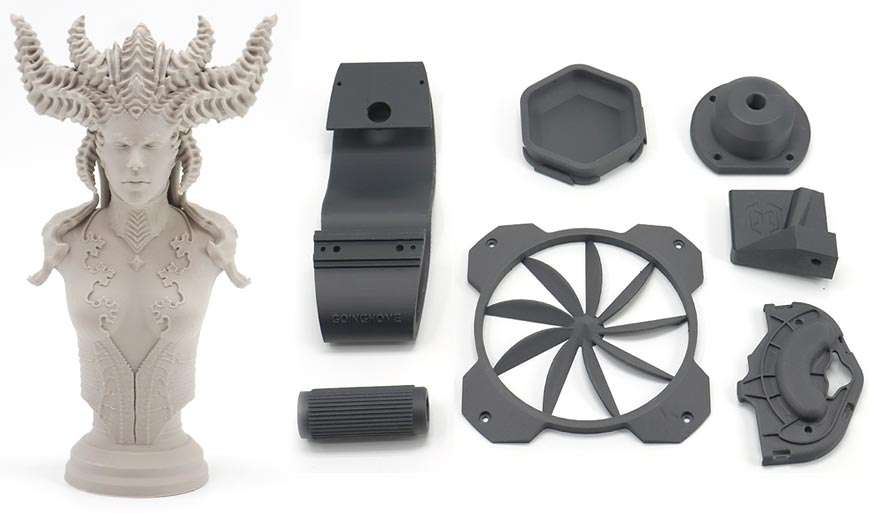 Alcuni oggetti creati con le stampanti 3D di QIDI: X-Plus 3 e X-Max 3