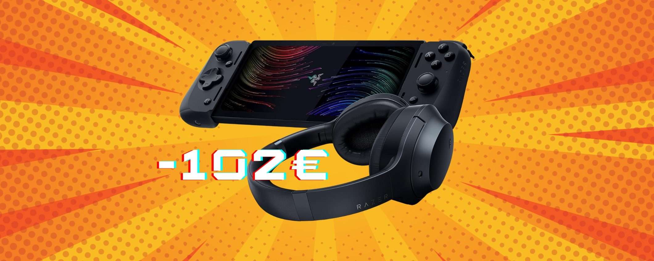 Razer Edge + Razer Opus a 102€ in MENO fino a esaurimento scorte Razer Edge + Razer Opus a 102€ in MENO fino a esaurimento scorte
