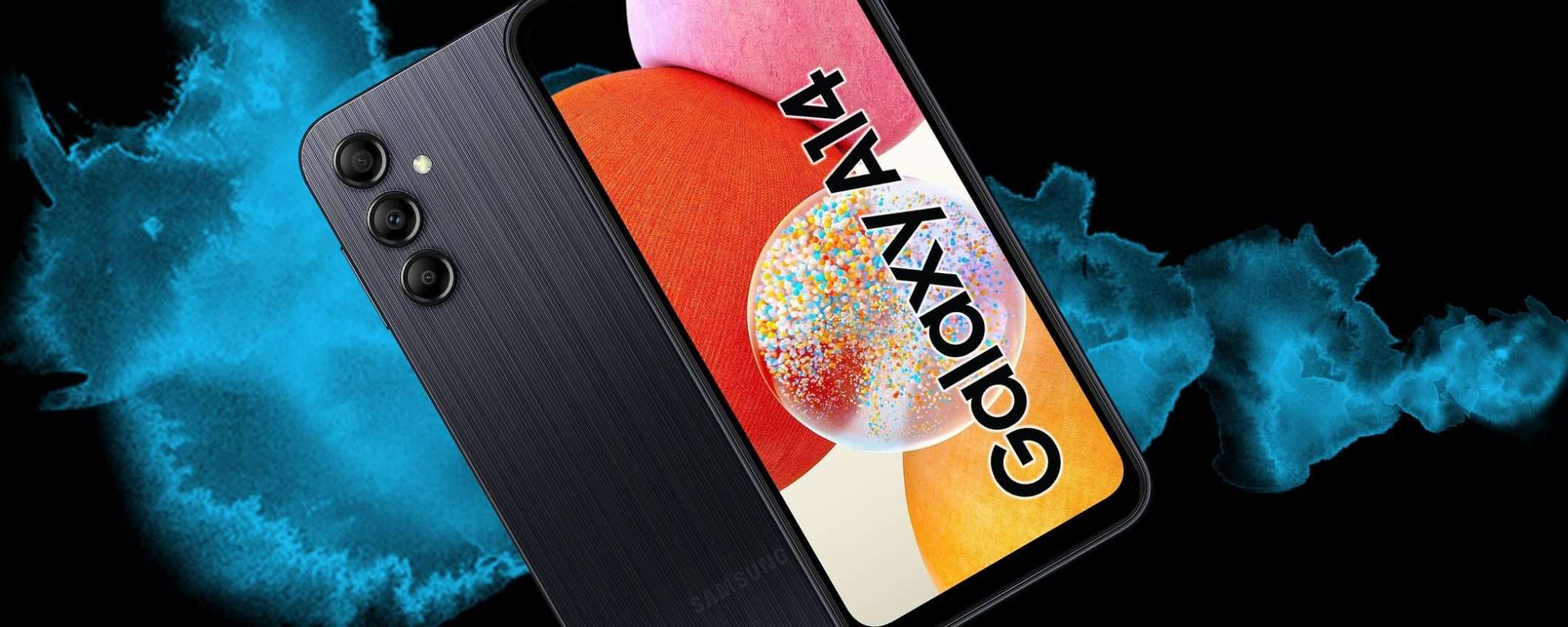Samsung Galaxy A14 a 145€ è pura FOLLIA: 128GB, 5000 mAh, camera da 50MP Samsung Galaxy A14 a 145€ è pura FOLLIA: 128GB, 5000 mAh, camera da 50MP