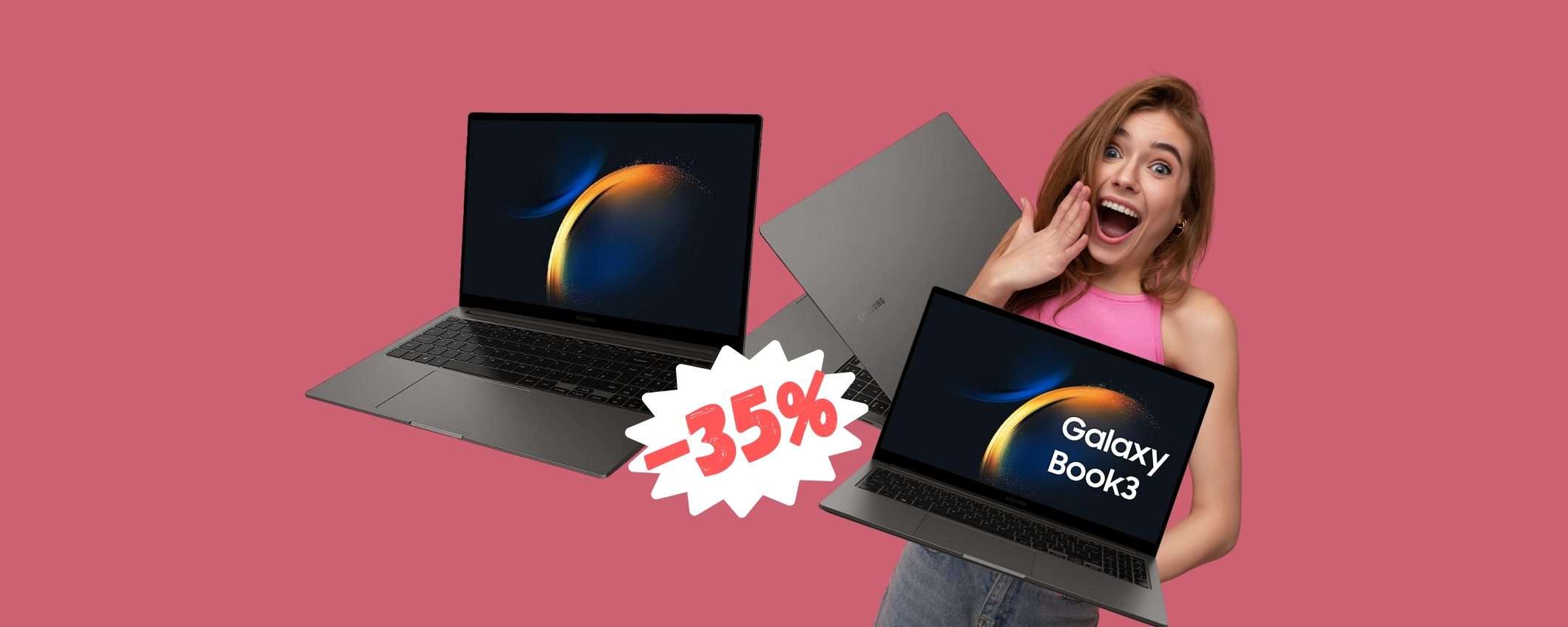 Samsung Galaxy Book3 in SCONTO ESAGERATO di 372€ Samsung Galaxy Book3 in SCONTO ESAGERATO di 372€