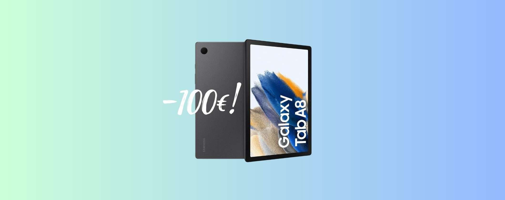 Samsung Galaxy Tab A8: 100€ di SCONTO su MediaWorld Samsung Galaxy Tab A8: 100€ di SCONTO su MediaWorld