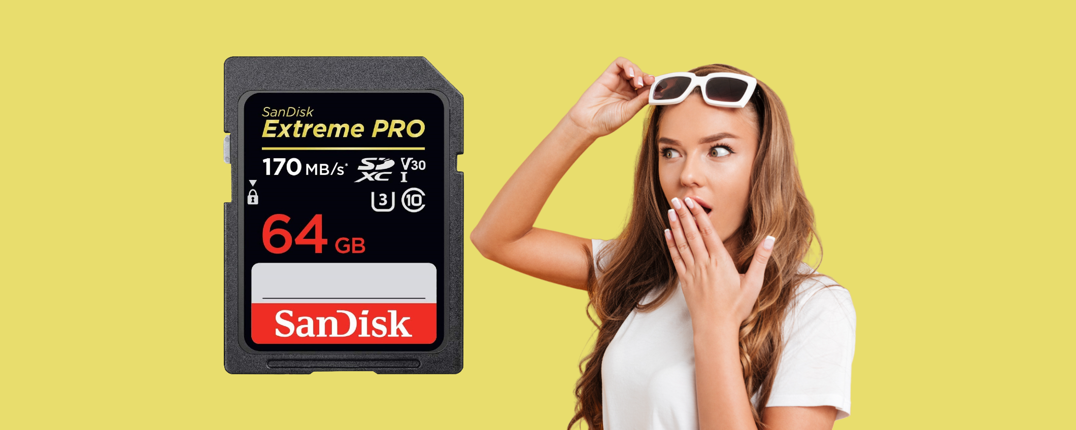 Scheda SD SanDisk 64GB al prezzo più basso di sempre: solo 21€