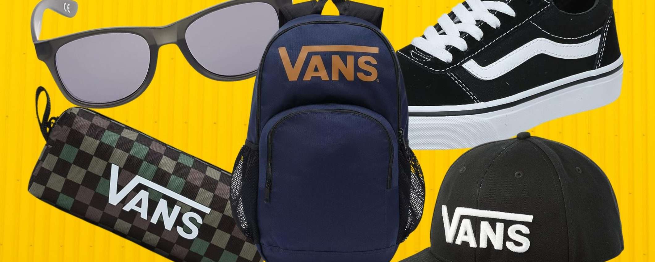 VANS tutto in MEGA SCONTO: scarpe, occhiali, cappelli a prezzi WOW (Amazon)