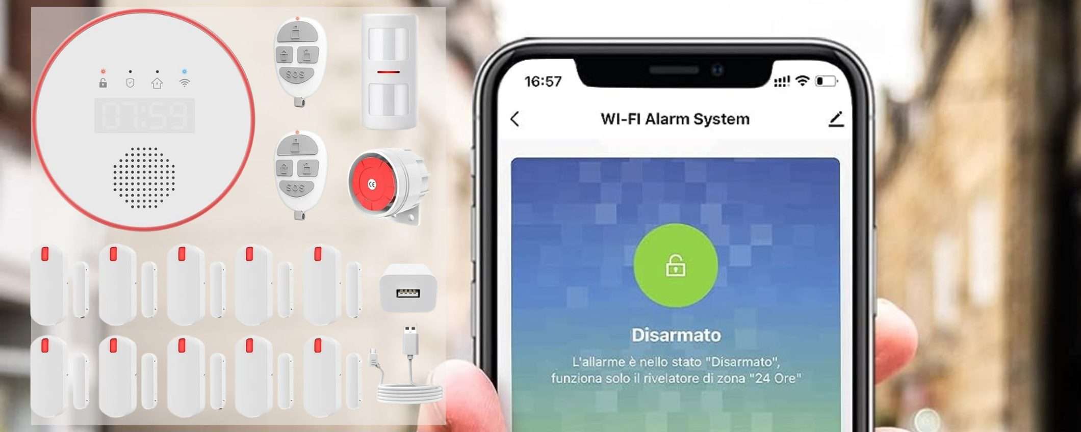 Sistema d'allarme SMART 15 in 1 (anche per case grandi) a prezzo WOW (90€) Sistema d'allarme SMART 15 in 1 (anche per case grandi) a prezzo WOW (90€)