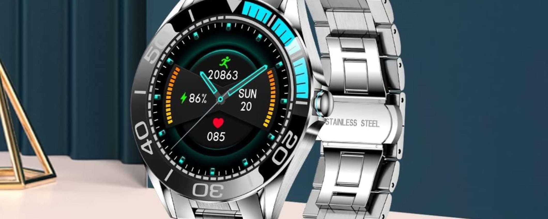 Smartwatch PREMIUM con cinturino in acciaio a 29€: sconto SHOCK (-50%) Smartwatch PREMIUM con cinturino in acciaio a 29€: sconto SHOCK (-50%)