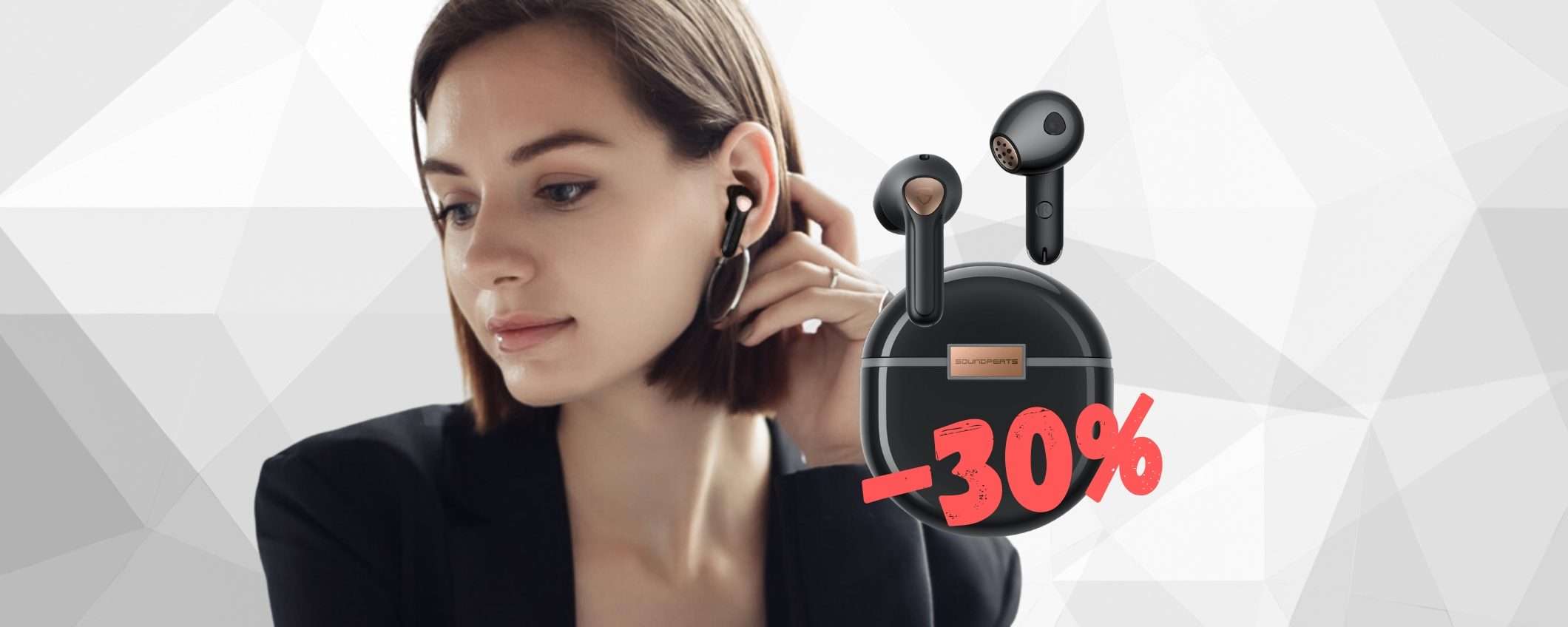 Soundpeats Air4 Lite: auricolari wireless SPECIALI a prezzo HOT Soundpeats Air4 Lite: auricolari wireless SPECIALI a prezzo HOT
