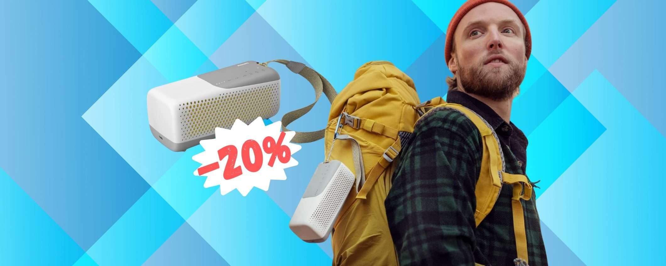 Speaker Bluetooth portatile Philips a PREZZO MINI su Amazon (49€) Speaker Bluetooth portatile Philips a PREZZO MINI su Amazon (49€)