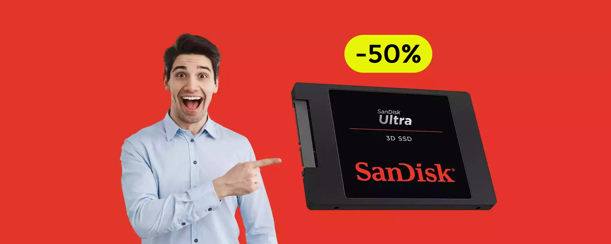 SSD SanDisk 4TB oggi a METÀ PREZZO: assurdo sconto su Amazon