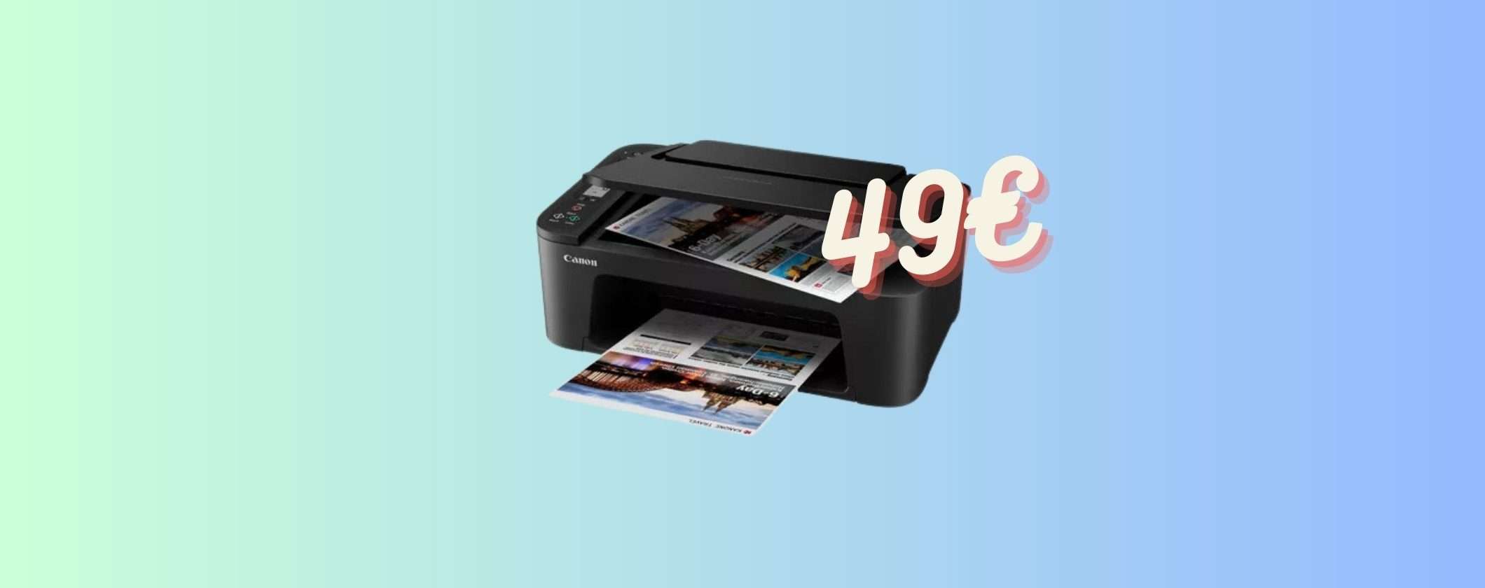Stampante Multifunzione Canon a soli 49€ al Fuoritutto Unieuro Stampante Multifunzione Canon a soli 49€ al Fuoritutto Unieuro