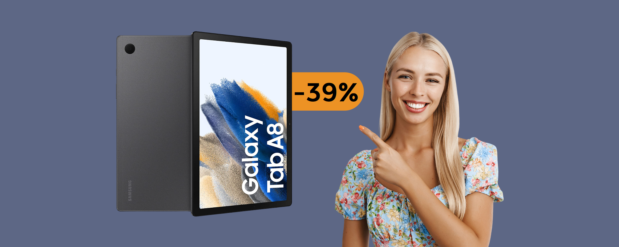 Tablet Samsung oggi a prezzo IMBATTIBILE su Amazon (-109€)