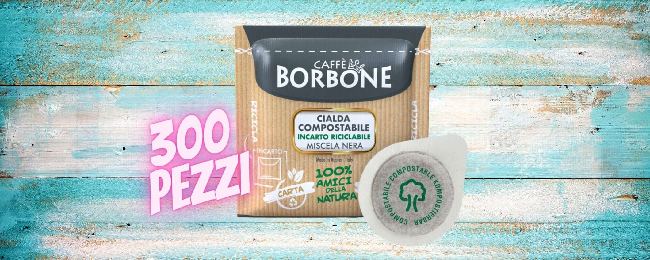MAI PIÙ SENZA: 300 cialde Caffè Borbone Miscela Nera a prezzo da URLO MAI PIÙ SENZA: 300 cialde Caffè Borbone Miscela Nera a prezzo da URLO