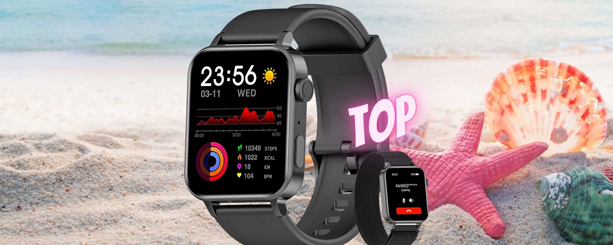 28€ per mettere al polso uno smartwatch che le sa TUTTE: offerta lampo 28€ per mettere al polso uno smartwatch che le sa TUTTE: offerta lampo