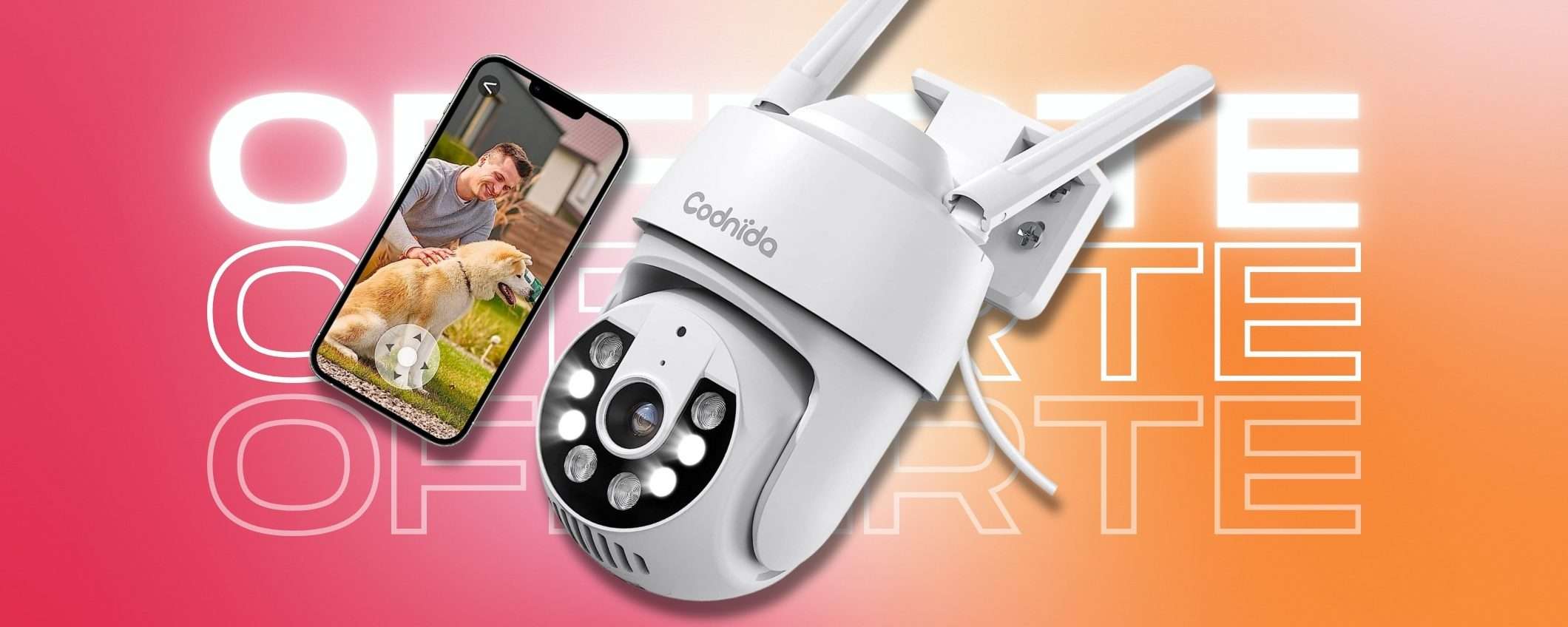 Telecamera Interno e Esterno senza fili: in WiFi controlla TUTTA casa Telecamera Interno e Esterno senza fili: in WiFi controlla TUTTA casa