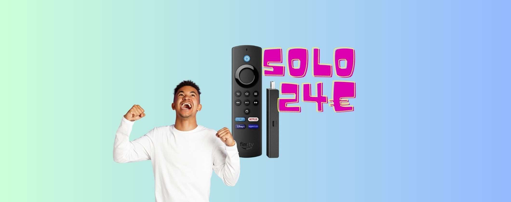Televisione Smart in un secondo? C'è Fire TV Stick Lite, ora a 24€ Televisione Smart in un secondo? C'è Fire TV Stick Lite, ora a 24€