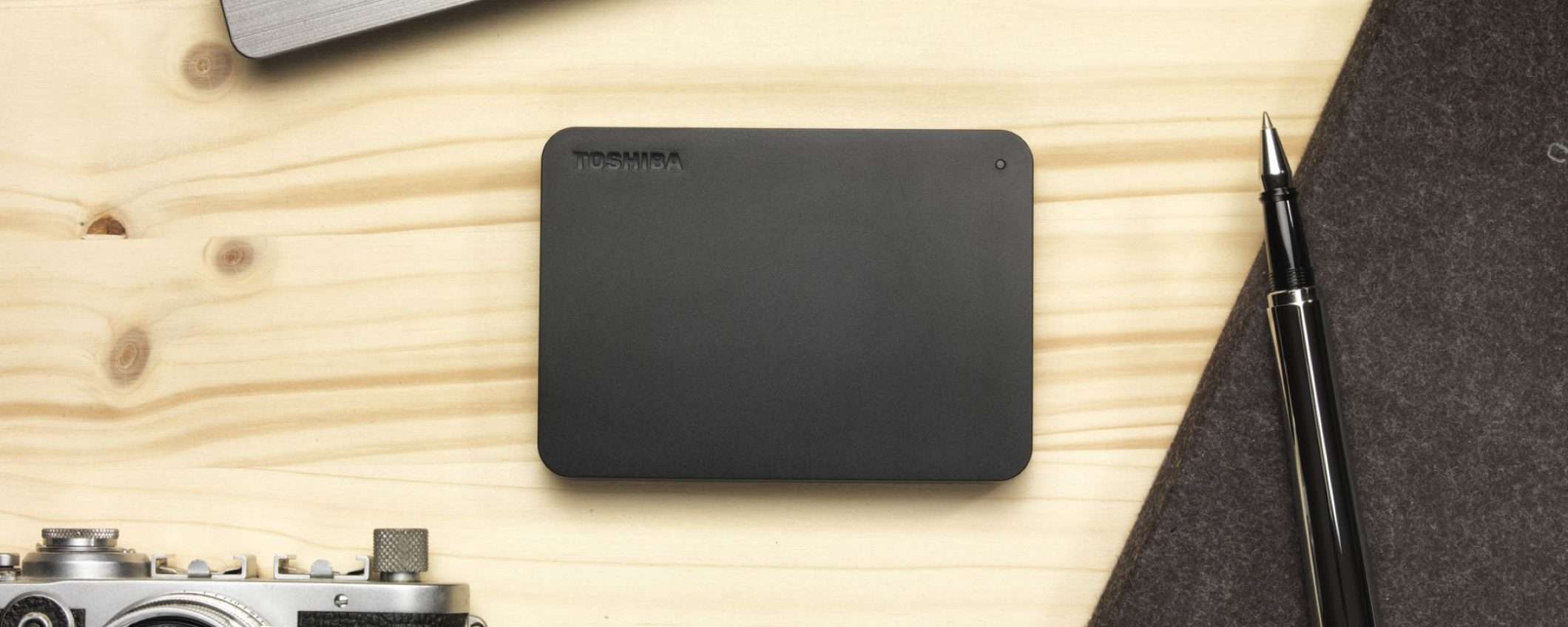 Hard disk esterno Toshiba 1 TB in offerta a 39,99 € su Monclick