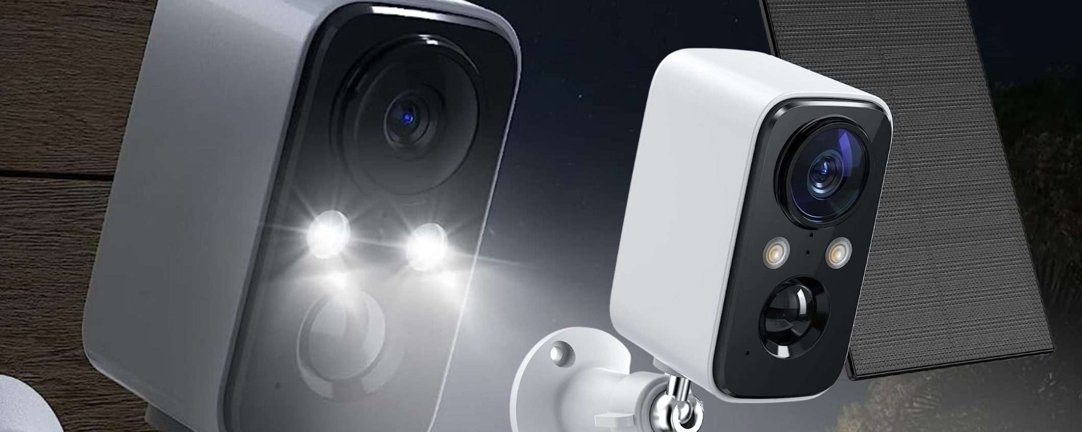 Videocamera con pannello solare e faro: kit SICUREZZA a prezzo SHOCK (38€) Videocamera con pannello solare e faro: kit SICUREZZA a prezzo SHOCK (38€)
