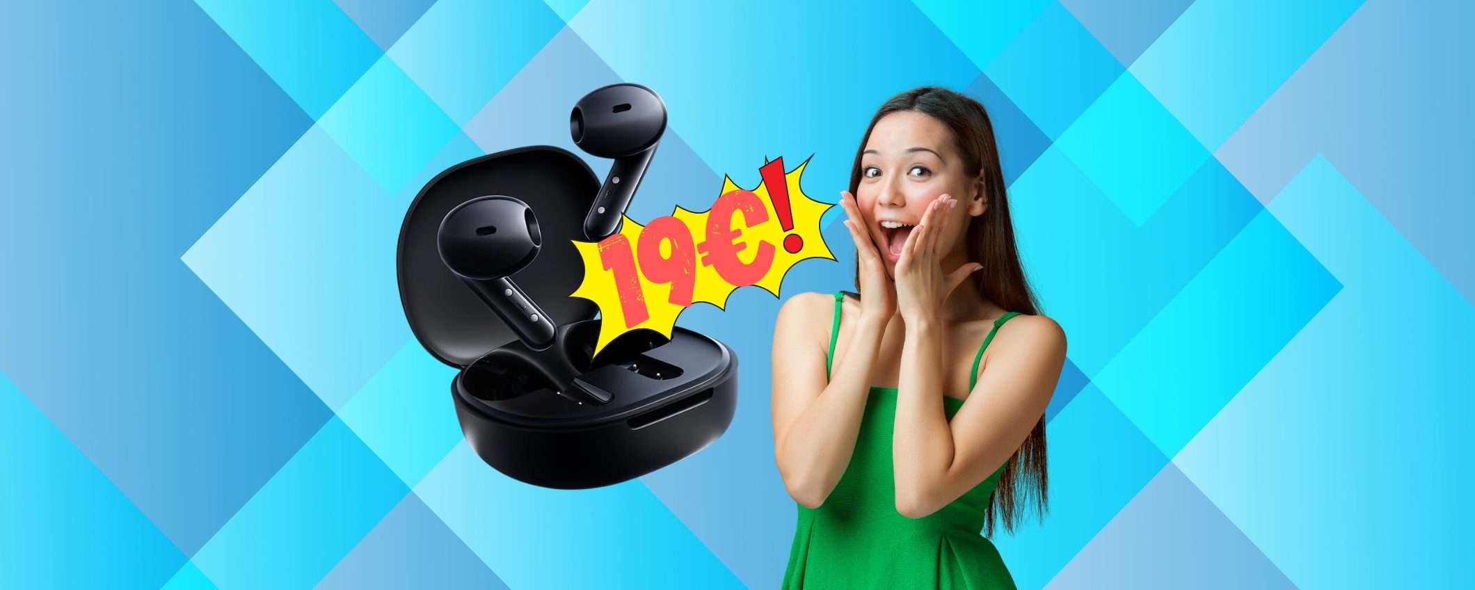 Xiaomi Redmi Buds 4 Lite a 19€: BOMBA di Amazon Xiaomi Redmi Buds 4 Lite a 19€: BOMBA di Amazon