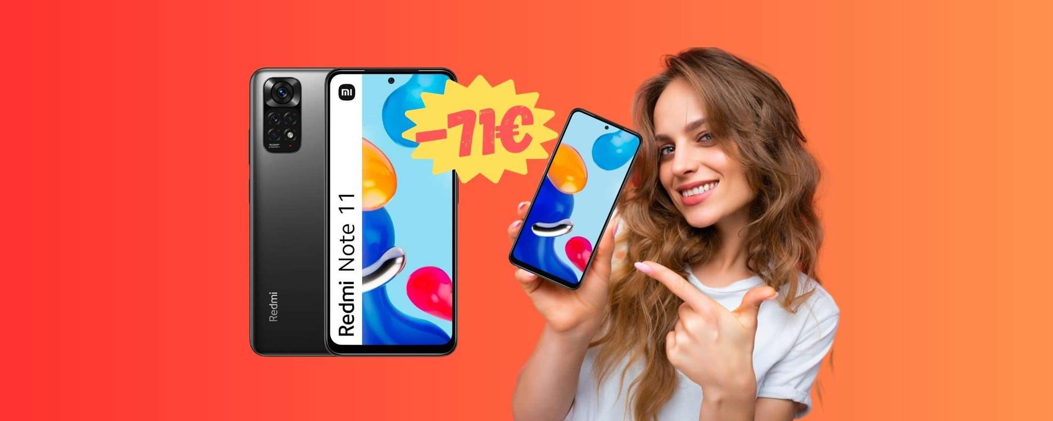 Xiaomi Redmi Note 11 a 145€ su Amazon: FOLLIA PURA Xiaomi Redmi Note 11 a 145€ su Amazon: FOLLIA PURA