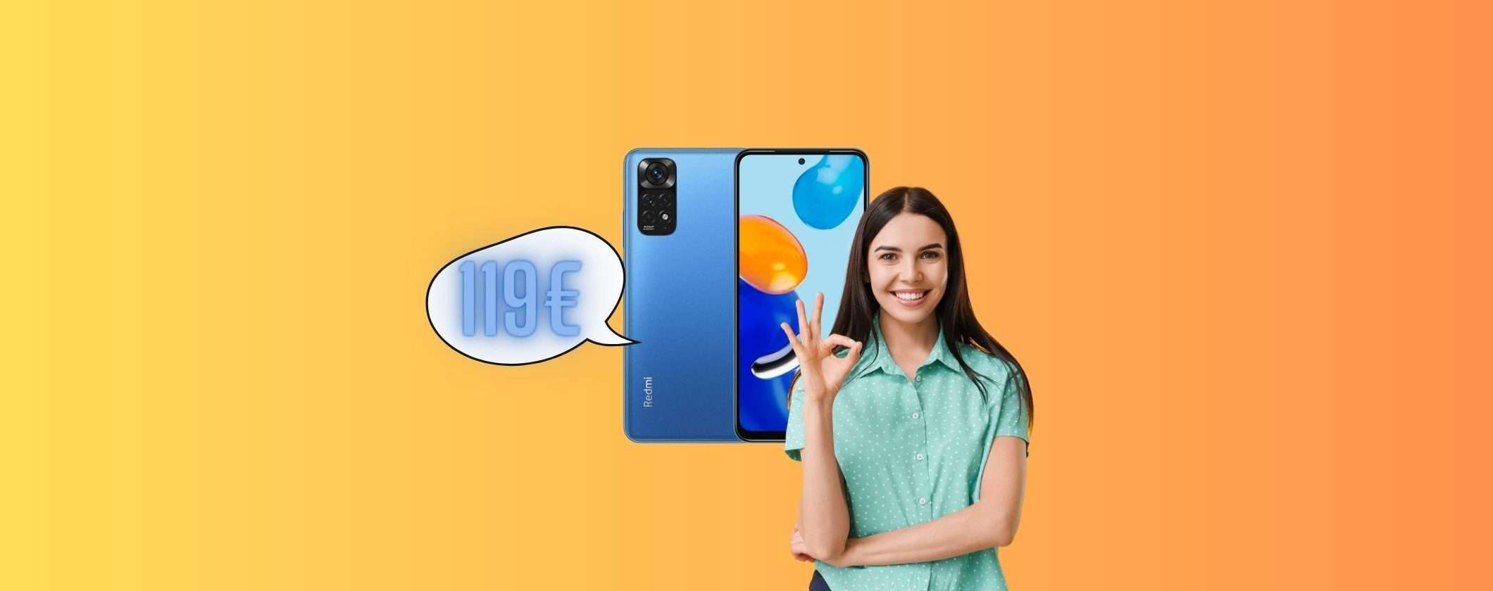 Xiaomi Redmi Note 11: SOLO OGGI a 119€ sul Mi Store Xiaomi Redmi Note 11: SOLO OGGI a 119€ sul Mi Store