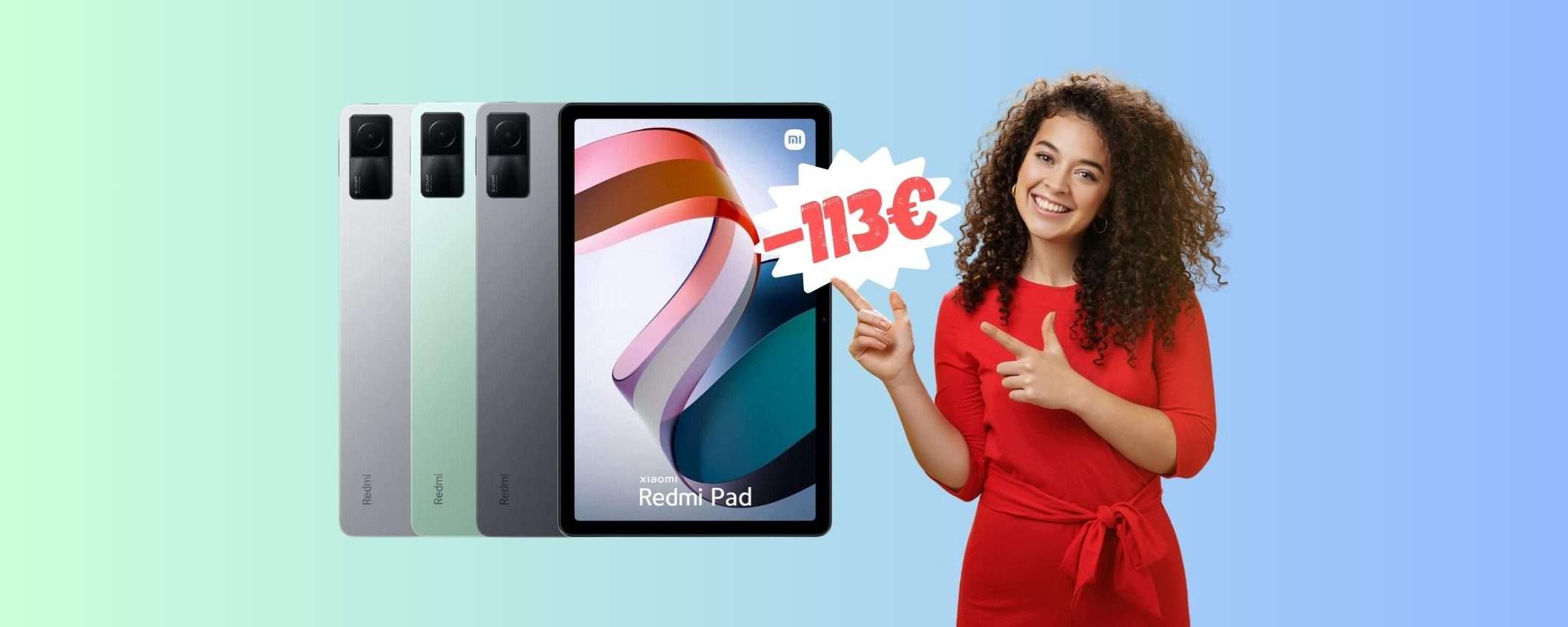 Xiaomi Redmi Pad a 113€ in MENO è un AFFARE da non perdere Xiaomi Redmi Pad a 113€ in MENO è un AFFARE da non perdere