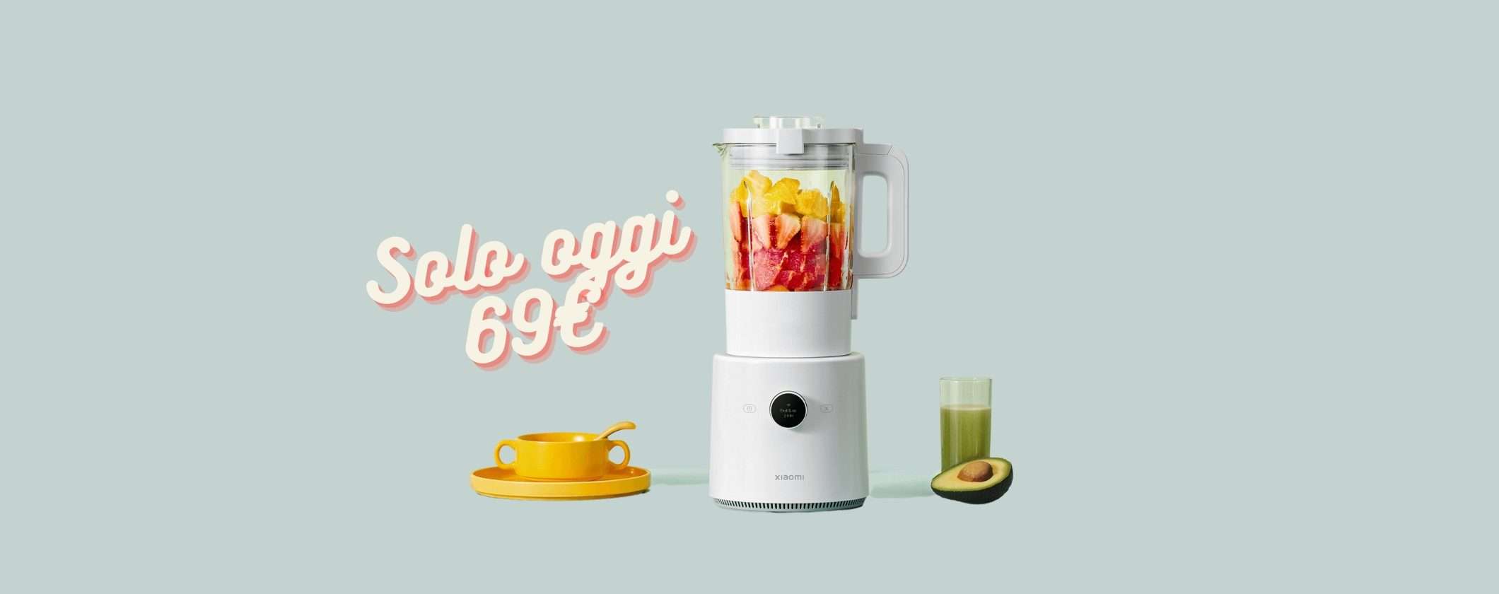 Xiaomi Smart Blender: molto più di un frullatore, solo oggi a 69€ Xiaomi Smart Blender: molto più di un frullatore, solo oggi a 69€