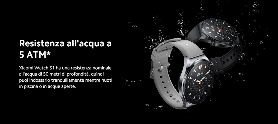 xiaomi-watch-s1-mostro-polso-scontato-44-resistente-acqua