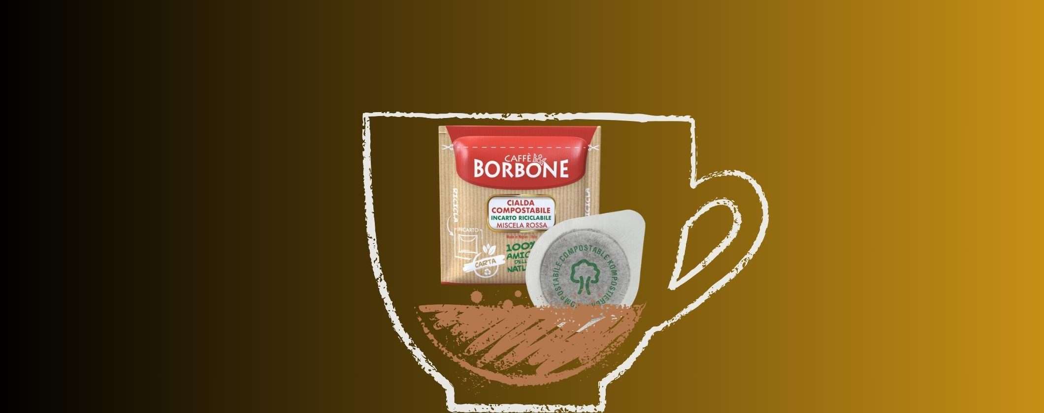 150 Cialde Caffè Borbone 100% Compostabili a soli 22€ 150 Cialde Caffè Borbone 100% Compostabili a soli 22€