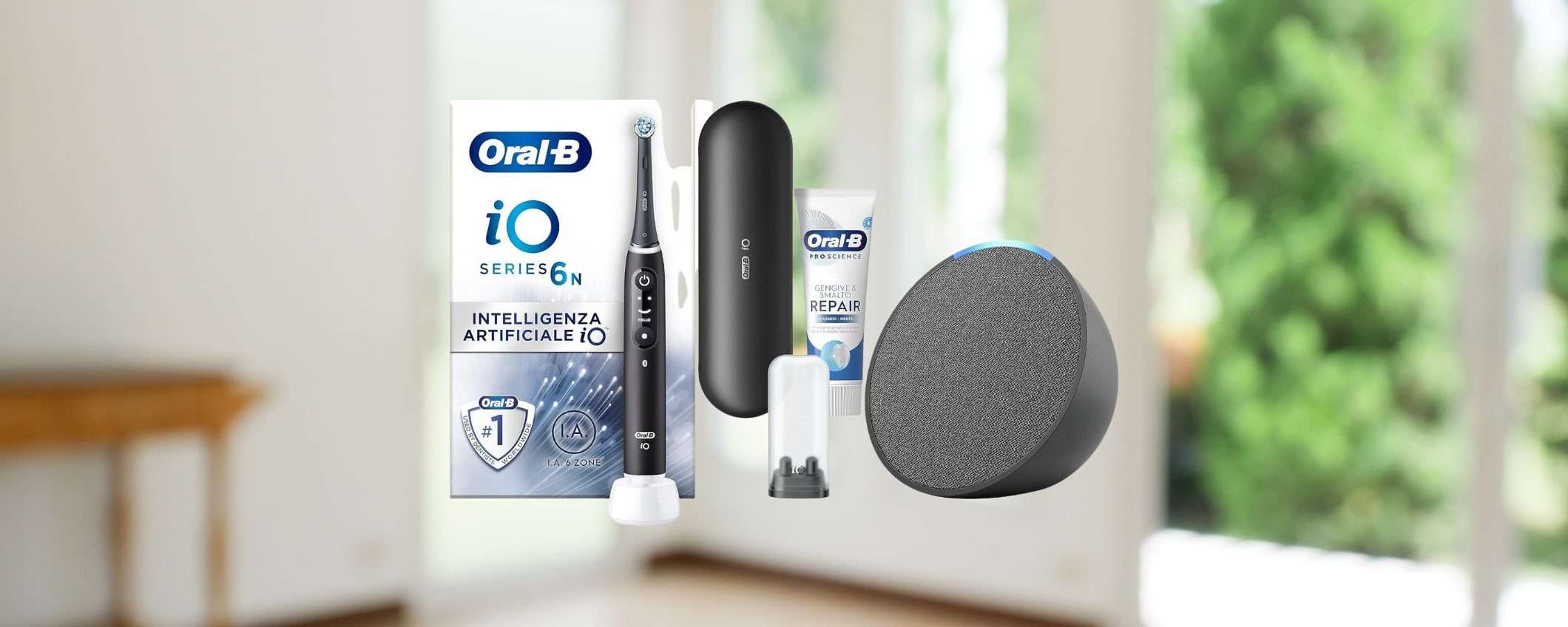 Bundle Echo Pop con spazzolino Oral-B: incredibile SCONTO Amazon (-56%) Bundle Echo Pop con spazzolino Oral-B: incredibile SCONTO Amazon (-56%)