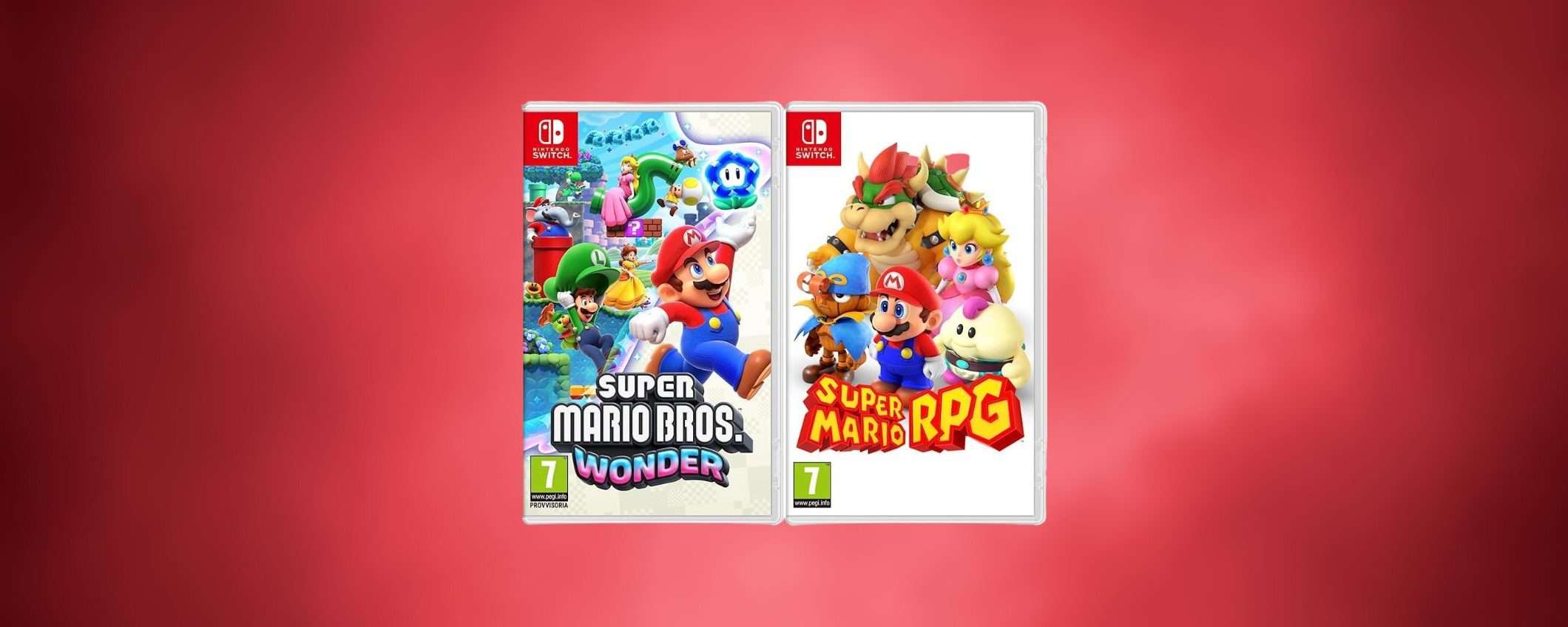 Super Mario Bros. Wonder e Super Mario RPG: OFFERTA AMAZON sul bundle Super Mario Bros. Wonder e Super Mario RPG: OFFERTA AMAZON sul bundle
