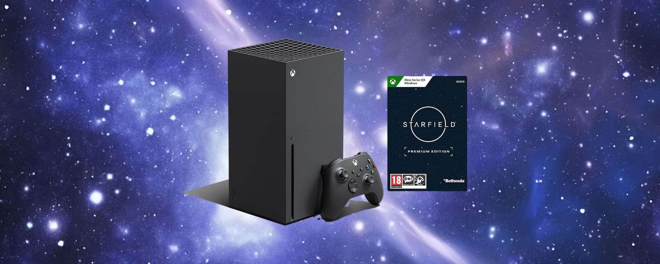Xbox Series X e Starfield Premium: il bundle è in OFFERTA su Amazon (-49,99€) Xbox Series X e Starfield Premium: il bundle è in OFFERTA su Amazon (-49,99€)