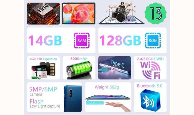 Caratteristiche tablet Goodtel