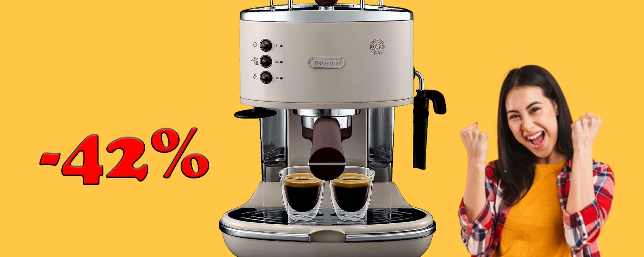 De'Longhi Icona Vintage in mega sconto del 42%: IMPERDIBILE De'Longhi Icona Vintage in mega sconto del 42%: IMPERDIBILE