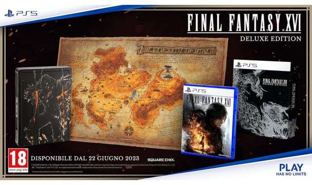 Final Fantasy 16 Deluxe Edition contenuti