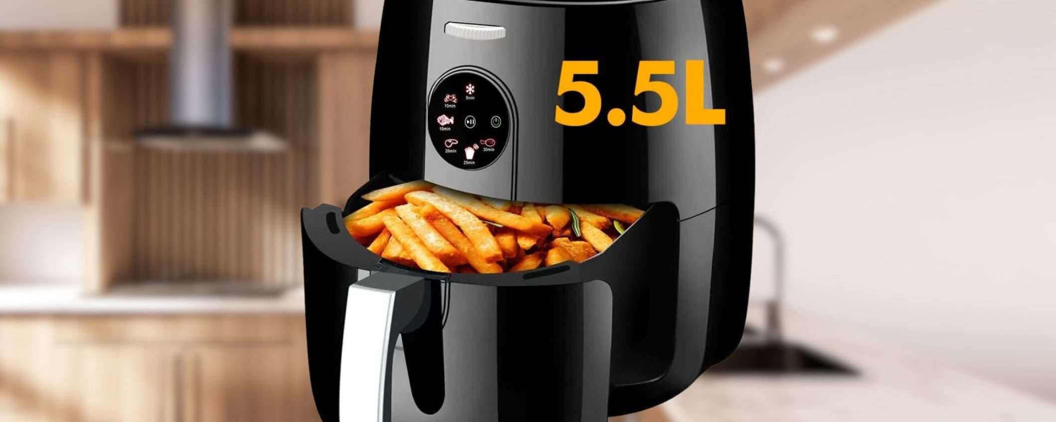Friggitrice ad aria XXL a 51€: tutto BUONO senza grassi aggiunti (Amazon) Friggitrice ad aria XXL a 51€: tutto BUONO senza grassi aggiunti (Amazon)