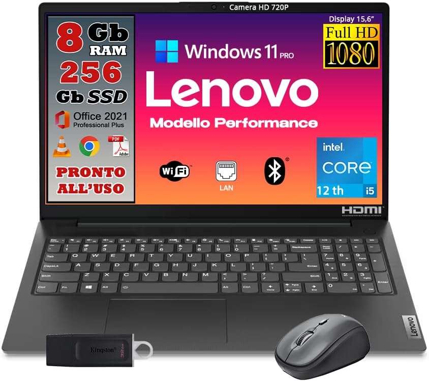 Laptop Lenovo con Windows 11 Pro in offerta a soli 445,00€ su Amazon Laptop Lenovo con Windows 11 Pro in offerta a soli 445,00€ su Amazon