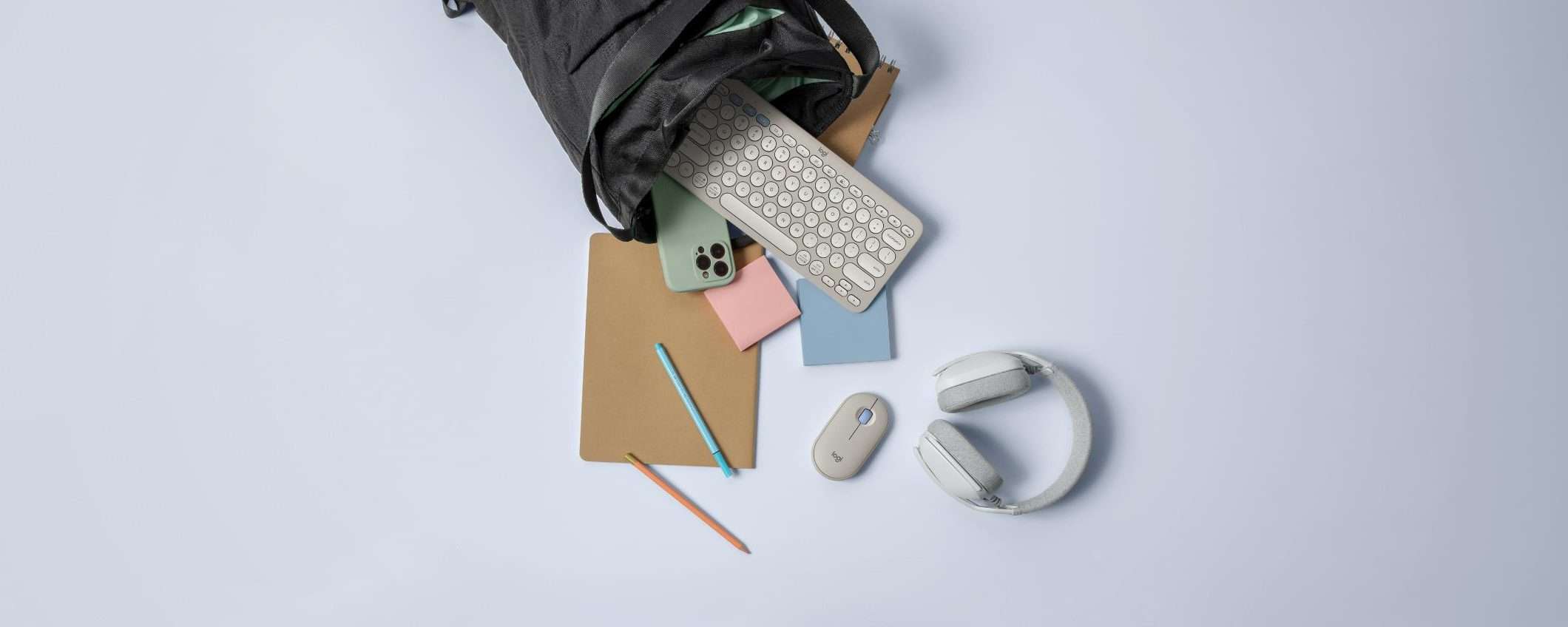 Logitech Pebble 2: mouse e tastiera per una combo VINCENTE Logitech Pebble 2: mouse e tastiera per una combo VINCENTE