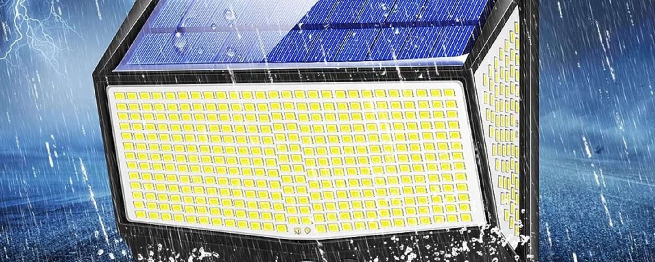 Luce solare 2000 lumen (468 LED) a prezzo RIDICOLO su Amazon (10€) Luce solare 2000 lumen (468 LED) a prezzo RIDICOLO su Amazon (10€)
