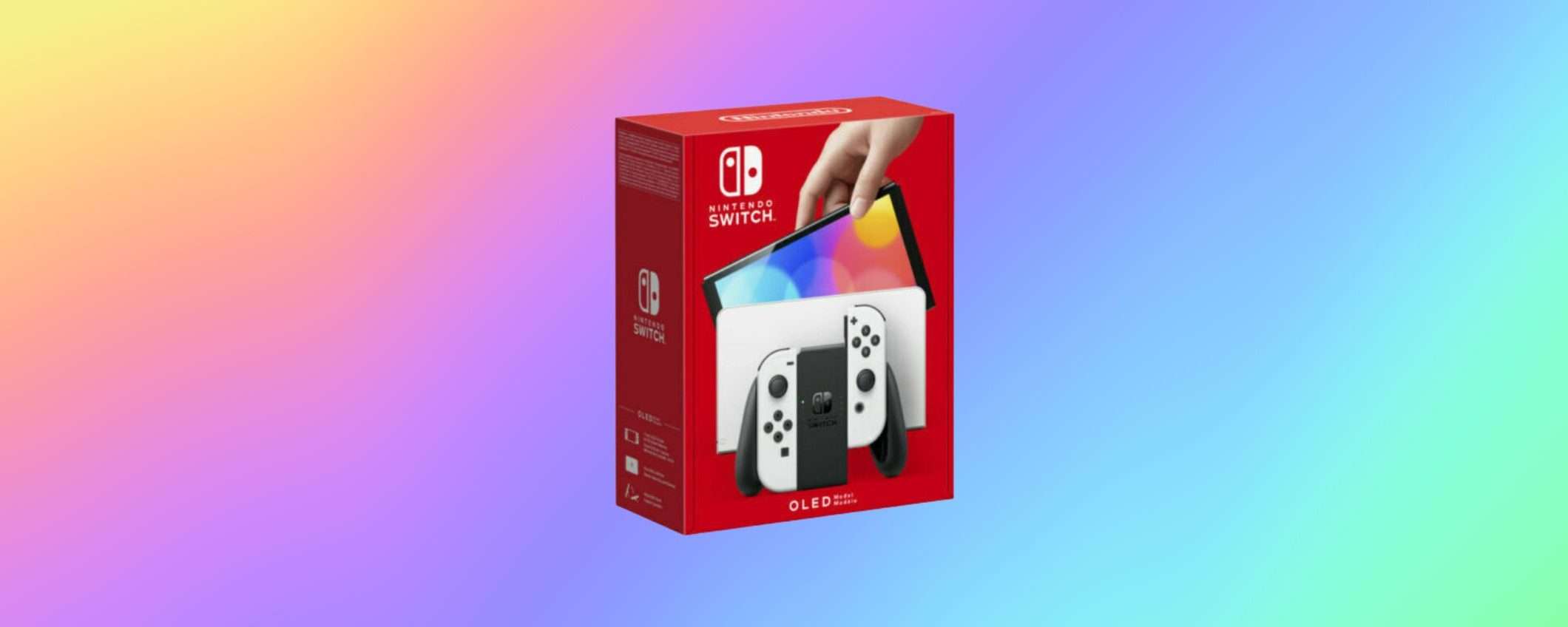 Nintendo Switch OLED bianca ad un SUPER PREZZO eBay, solo per oggi