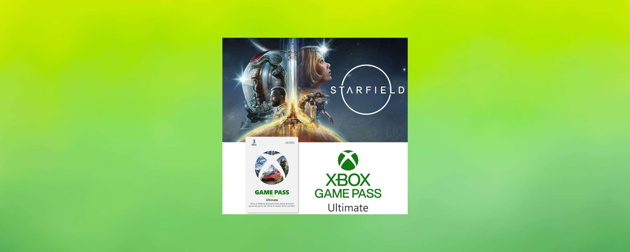 Xbox Game Pass: 3 mesi in offerta e giochi subito a Starfield Xbox Game Pass: 3 mesi in offerta e giochi subito a Starfield