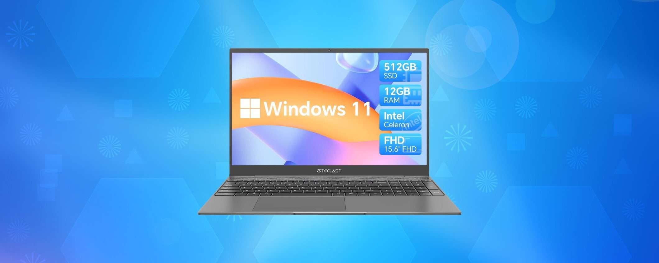 PC Portatile 12GB RAM e SSD 512: SUPER PREZZO su Amazon (coupon) PC Portatile 12GB RAM e SSD 512: SUPER PREZZO su Amazon (coupon)