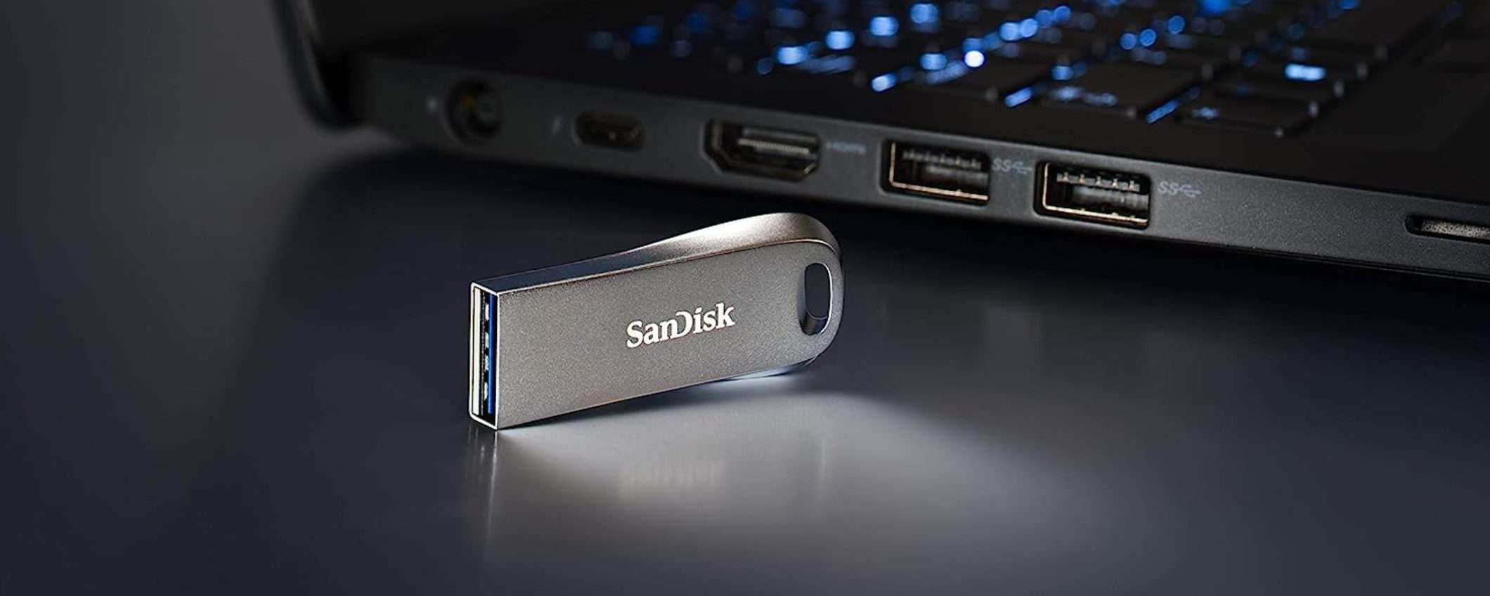 Pen Drive SanDisk 128GB a meno di 20 euro su Amazon